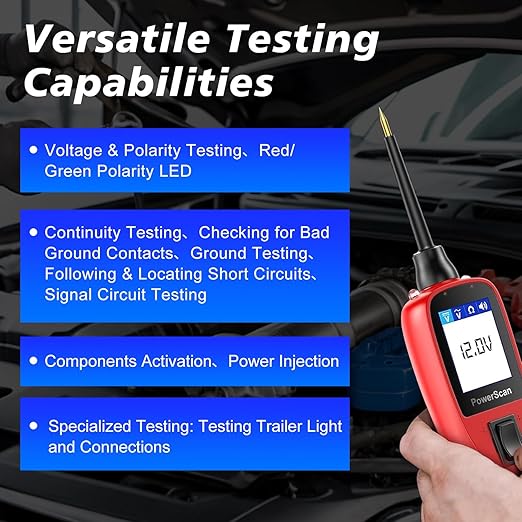 Autel PowerScan PS100 Power Circuit Probe Tester, Breaker Finder, 12V 24V - Image 3