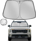 Windshield Sun Shade for 2021-2025 Kia Sorento Foldable Sun Sunshade for Car by Fonowka