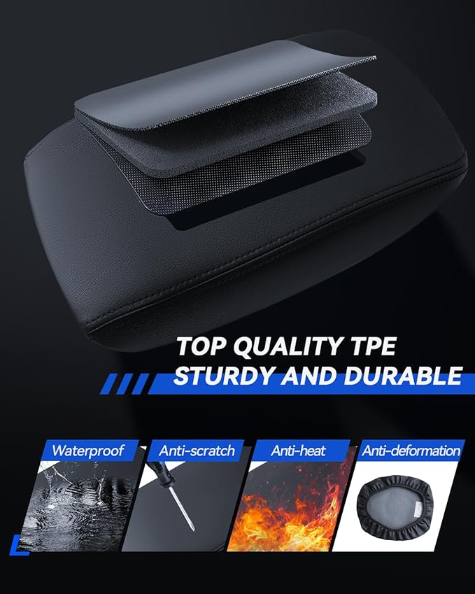 Armrest Cover for Hyundai Tucson 2025 Accessories Center Console Middle Lid Pad - Image 6