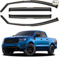 in-Channel Window Visors Rain Guards by YQAUTEC