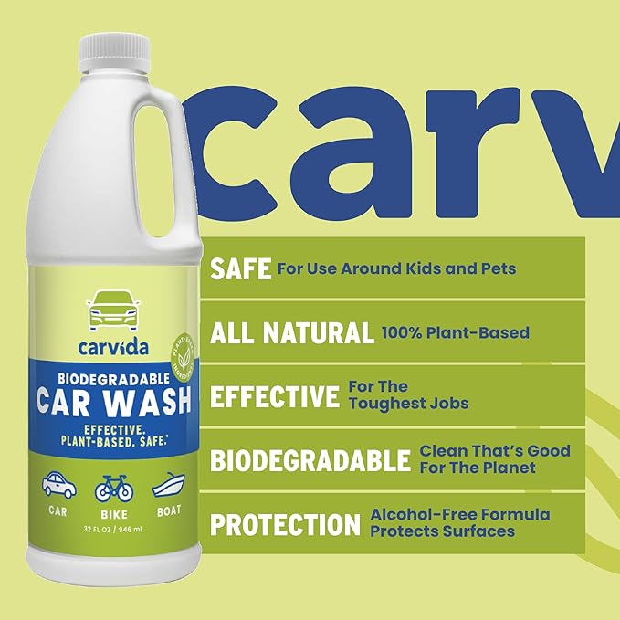 Biodegradable Car Wash, Environmentally-Friendly Plant-based Concentrate - Image 2