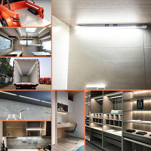 12V Interior LED Light Bar for Car, 12V LED Light Strip 54 LEDs Lighting Super - Image 2