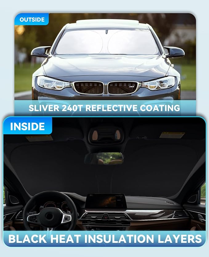 for Venza Sunshade Windshield Sun Shade - Image 4
