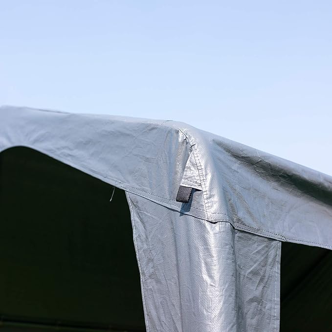 Sunnyglade 10x20 Ft Heavy Duty Carport Canopy Outdoor Portable Garage Tent Boat - Image 2