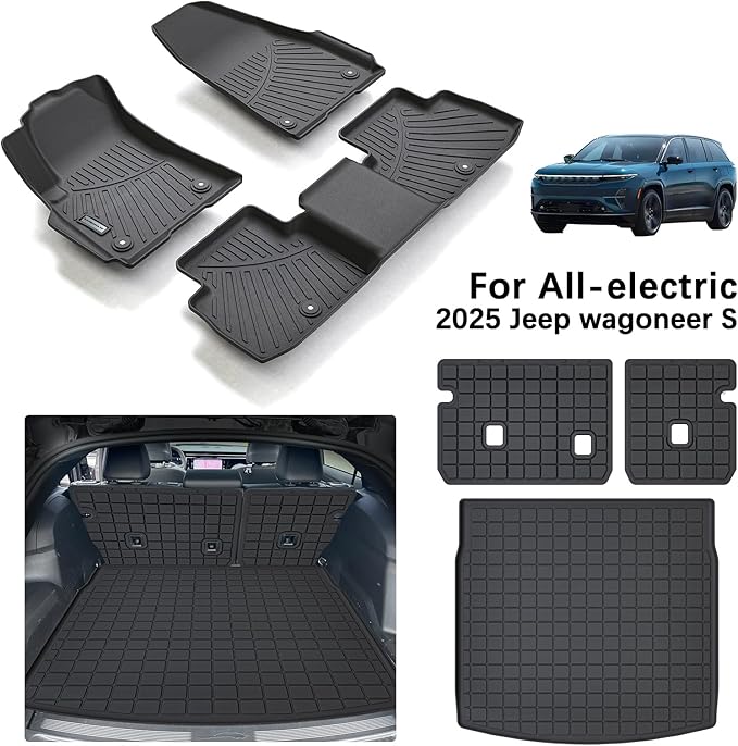 Floor Mats & Trunk Mat for 2025 Jeep Wagoneer S 4xe EV - Image 2