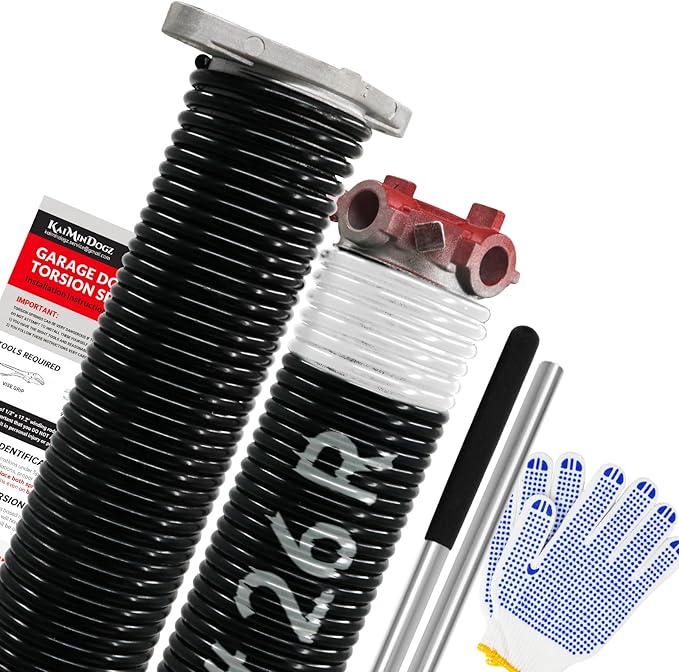 Pair of 1.75" Garage Door Torsion Springs Set by KaiMinDogzGarageDoorSpring