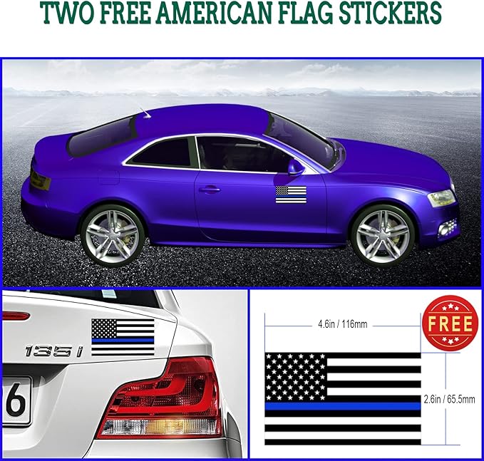 American Flag License Plate Frames - Image 8