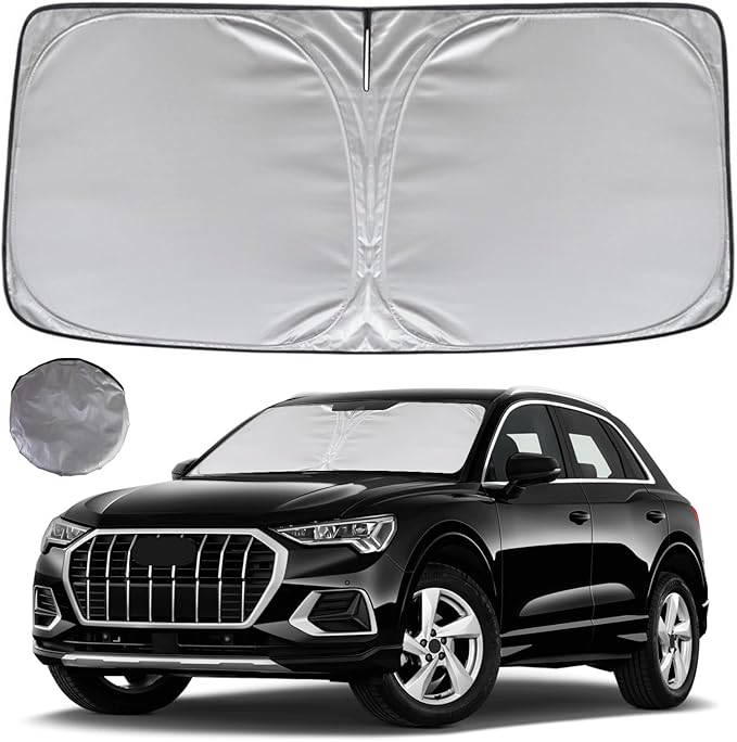 KAYZT Windshield Sun Shade for 2019-2025 2026 Audi Q3 SUV Foldable Sunshade by KAYZT