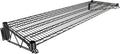 18" x 60" Black Epoxy Wire Wall Mount Shelf by Krollen+Industrial