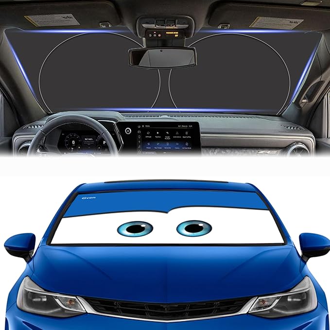 Gven Windshield Sun Shade The Original Patented Car Eyes 2025 Windshield Cover by Gven