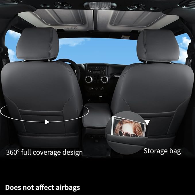 GIANT PANDA Customized Full Set Car Seat Covers - Image 6