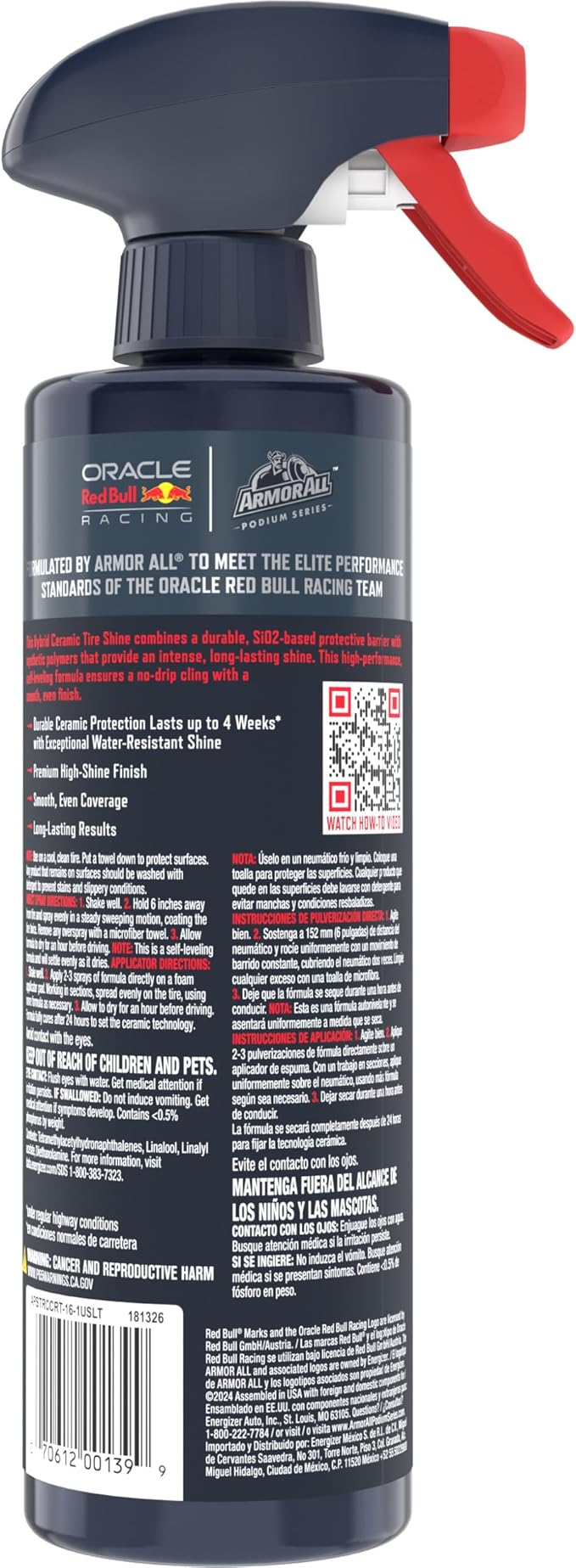 Armor All Podium Series Hybrid Ceramic High Gloss Tire Shine Spray, 16 fl oz - Image 7