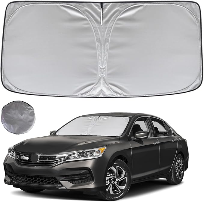 KAYZT Windshield Sun Shade for 2013-2017 Honda Accord Foldable Sunshade Front by KAYZT