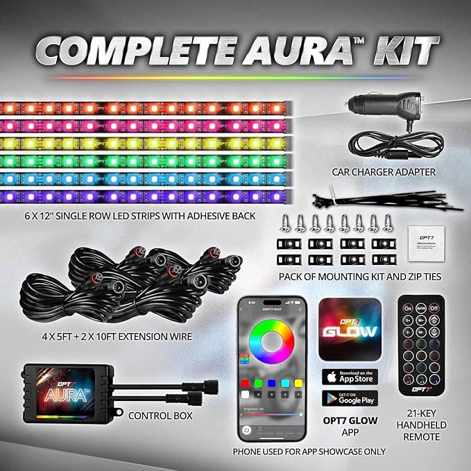 OPT7 Aura Pro 6PC Interior Lights - Image 8