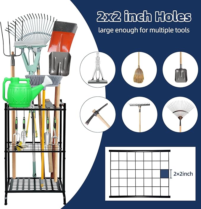 Garden Tool Organizer and Storage, Yard Tool Organizer - Image 3