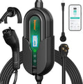 Level 2 EV Charger w/App Control: 32A 240V 7.68kW Fast Charging, NEMA 14-50 by Romaa