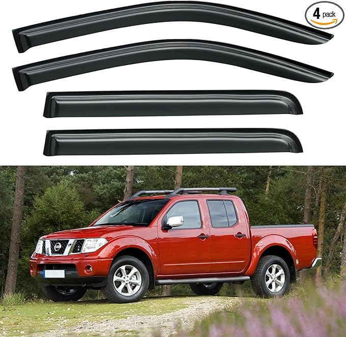 Window Visors Rain Guards Shield by YQAUTEC