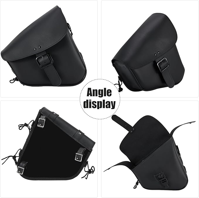 GARGOYLE BELLS Motorcycle Swing Arm Bag Solo Saddle Bags - Image 5