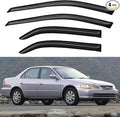 Window Visors Rain Guards for 1998 1999 2000 2001 2002 Honda Accord, by YQAUTEC