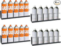 Aerosol Spray Can Holder Rack 4 Packs, Spray Bottle Organizer Wall Mounted by Urenwp