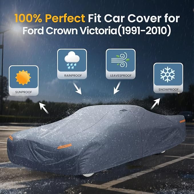 Waterproof Ford Crown Victoria Car Cover - Image 3