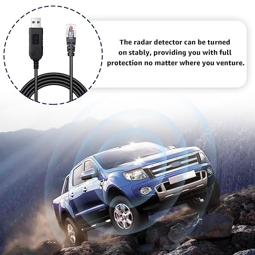 4.92FT USB to RJ11 Plug Cable, USB 5V-12V Power Cable, Radar Detector Cable - Image 6