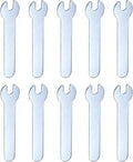 HARFINGTON 10pcs Small Wrench Open End Wrench 5.5x66x1.5mm Metric U-Shaped by HARFINGTON