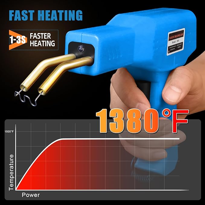 ATOLS Plastic Welder, Plastic Welding Kit, Hot Stapler Kit, Plastic Welder Gun - Image 4