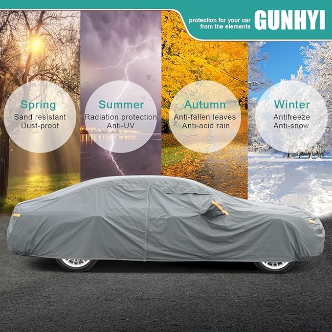 Premium Car Cover Custom Fit Kia Sorento, 16 Layers Heavy Duty Car Cover - Image 6