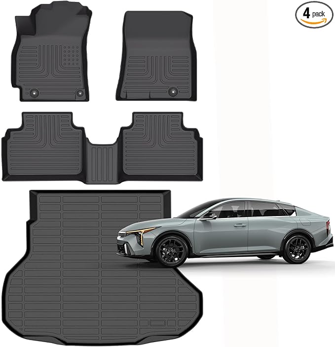for Kia K4 Floor Mats 2025 LX LXS EX GT-Line/GT-Line Turbo, Car Mats by Norand