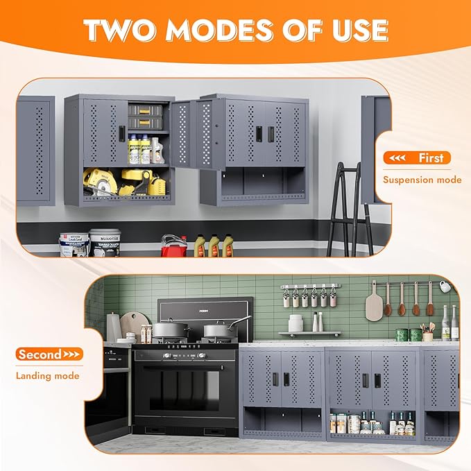 Metal Wall Storage Cabinet - Image 6