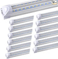 8ft LED Shop Light Fixture, 100W 15000LM 6000K, Cold White, V Shape, Hight by DOUYIDOUBEST-LEDLIGHTING