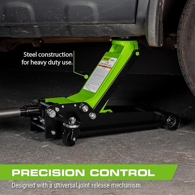ARCAN Tools 2-Ton Low Profile Quick Rise Steel Floor Jack - Image 6