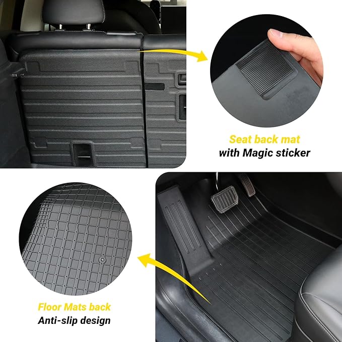 Floor Mat for New Model Y Juniper 2025 2026 9PCS Floor Mats - Image 5