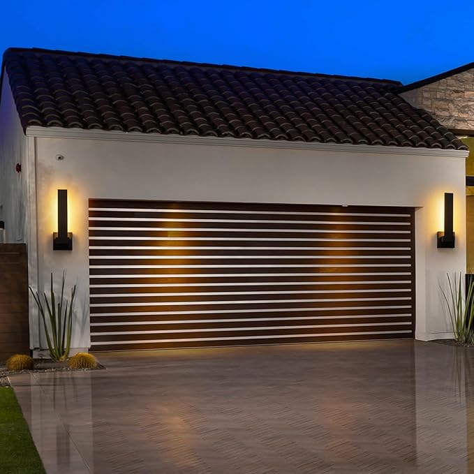 Modern Outdoor Wall Lights 15.5" LED Exterior Lighting Fixtures Patio Wall - Image 5