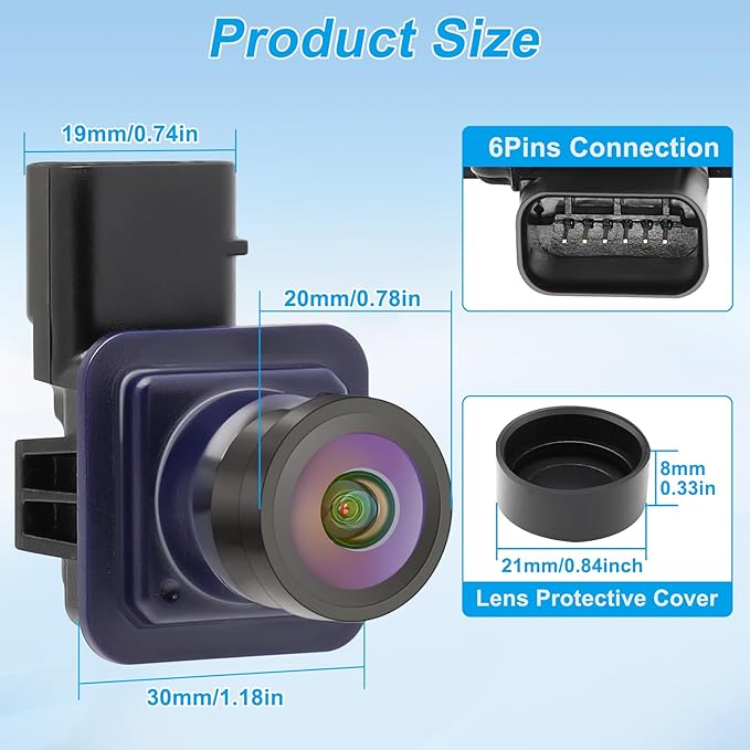 Backup Camera Compatible with Ford Edge 2011 2012 2013 2014 2015 Lincoln MKX - Image 7