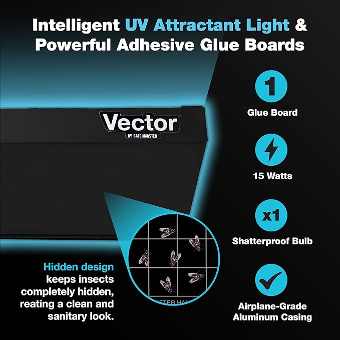 Catchmaster Vector Optima Light Trap, UV Light Fly Traps - Image 6