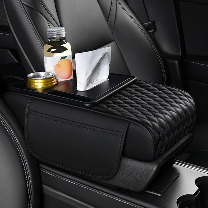 5-In-1 Center Console Cover Organizer by STSoleMeT