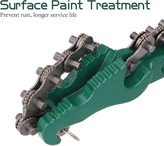 12 Inch Heavy Duty Reversible Chain Spanner Fits 1.5" to 6" Diameter Oil Filter - Image 3