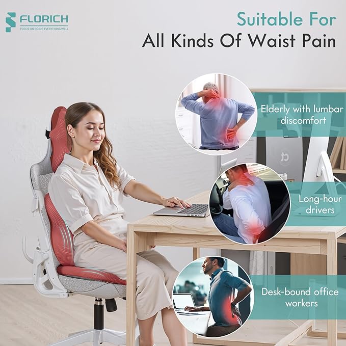 FLORICH Car Seat Cushion and Lumbar Support Pillow - Image 5
