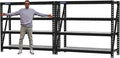 WORKPRO 68" Ultra Wide 4-Tier Metal Garage Shelving Unit, 7200 LBS Capacity by WORKPRO
