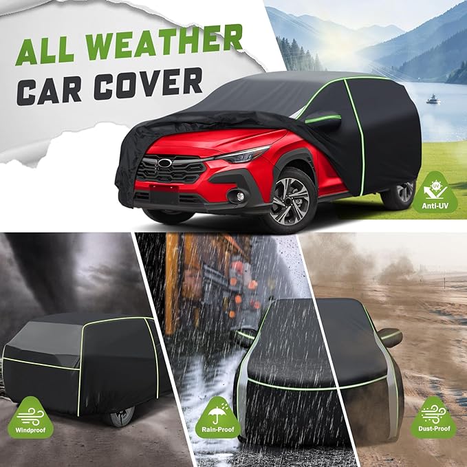 Mixsuper Liner Car Cover for Subaru Crosstrek 2013-2026, 7 Layers Waterproof - Image 4