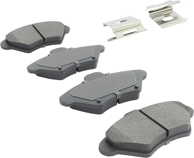 Premium Semi-Metallic Front Brake Pads Compatible - Image 2