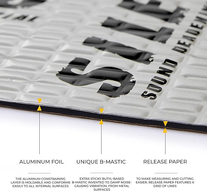 Siless 80 mil Car Sound Deadening mat - Image 2