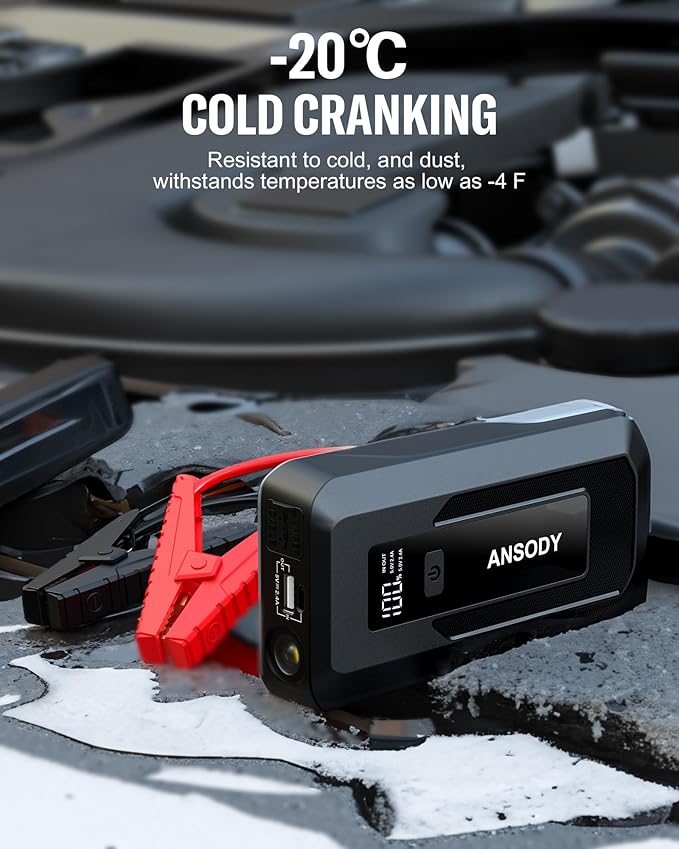 3000A Peak Car Jump Starter, Battery Booster - Image 3