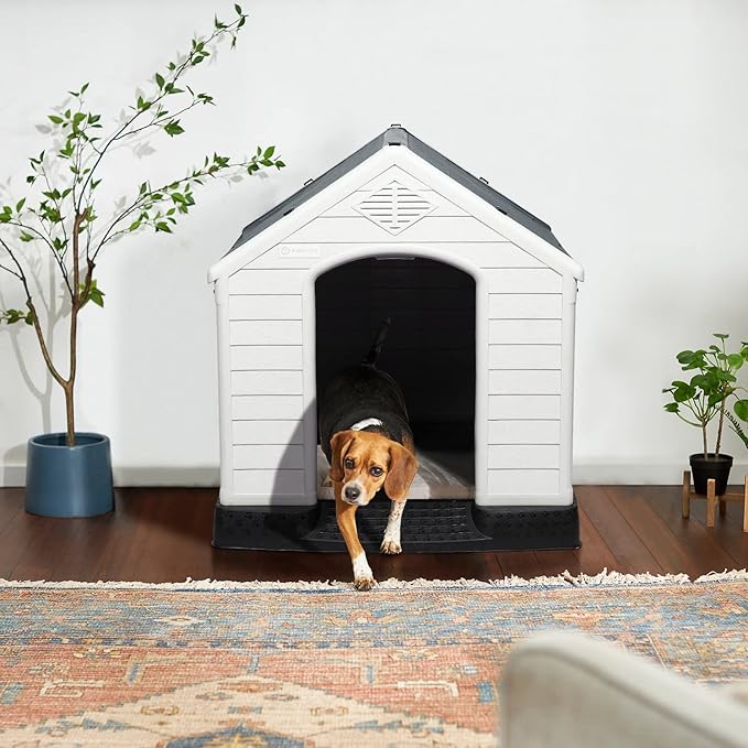 LEMBERI Durable Waterproof Plastic Dog House - Image 2