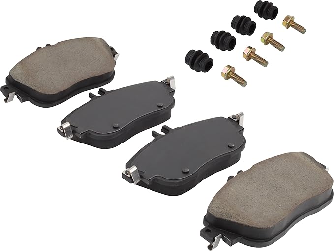 Premium Semi-Metallic Front Brake Pads Compatible - Image 2