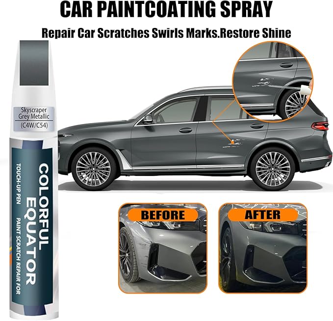Skyscraper Grey Metallic Touch Up Paint - Image 3