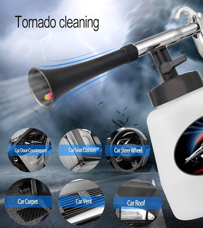 Car Interior Cleaner, Auto Detail Tools Car Detailing Kit High Pressure Car - Image 4