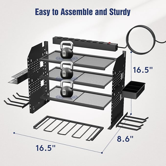 Heavy Duty Power Tool Organizer Wall Mount - Image 5